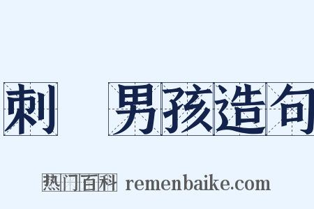 刺蝟男孩造句是什么意思的图片